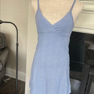 Brandy Melville Light Blue Spaghetti Strap Dress